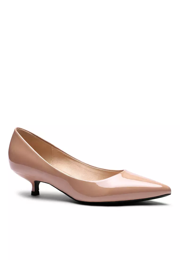 3.5CM Patent Pointy Pumps 295-7