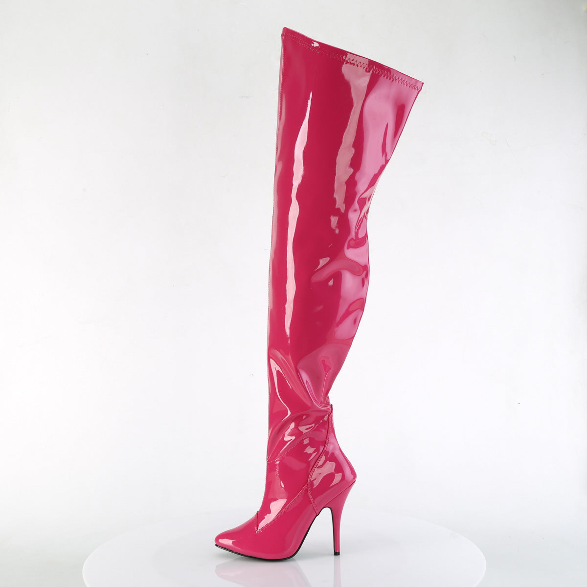 5 Inch Heel SEDUCE-3000WC Hot Pink Stretch Patent