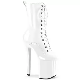 8 Inch Heel ENCHANT-1040 White Patent