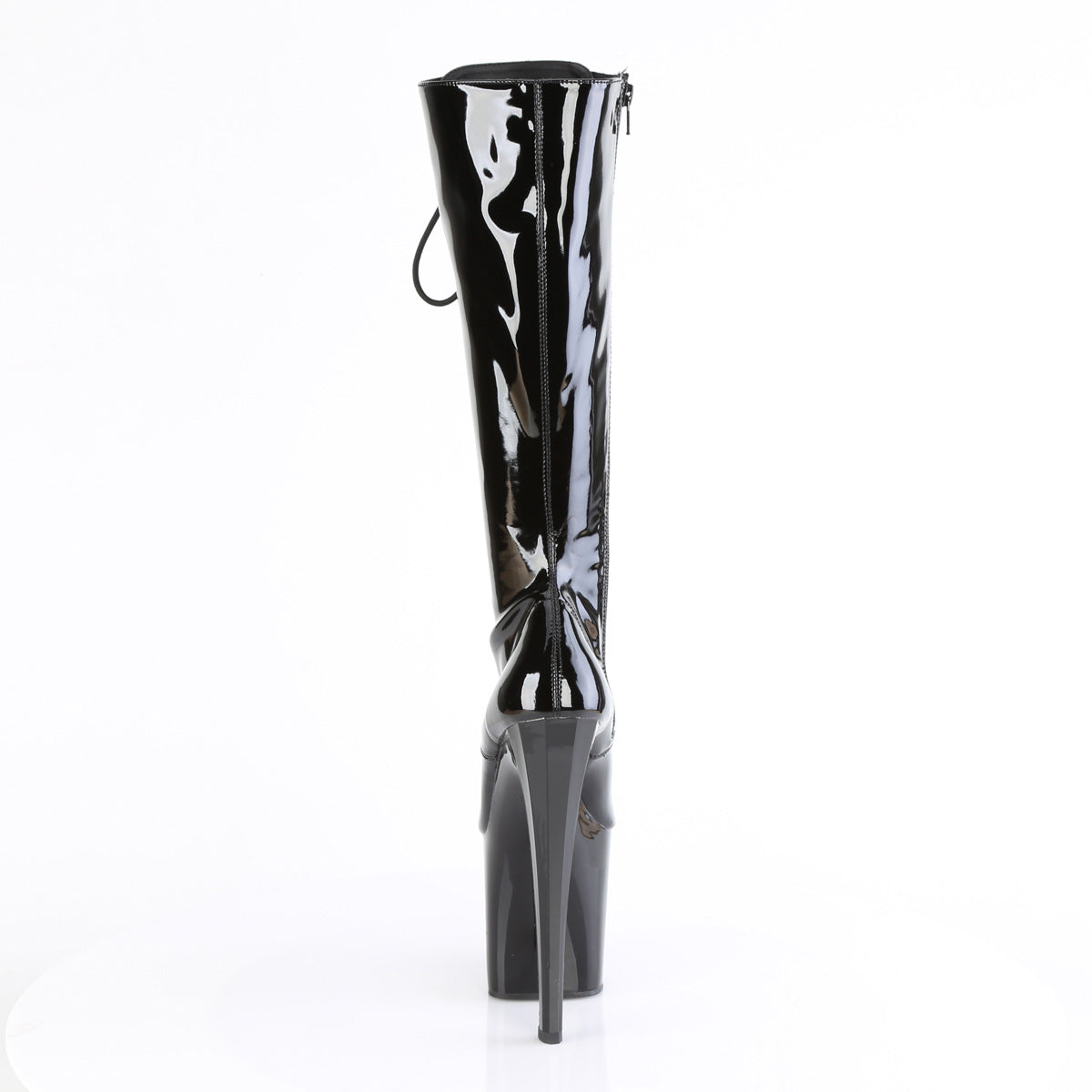 8 Inch Heel ENCHANT-2023 Black Stretch Patent