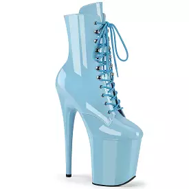 8 Inch Heel FLAMINGO-1020 Baby Blue Patent