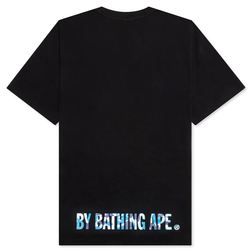 ABC Camo Ape Face Tee - Black/Blue