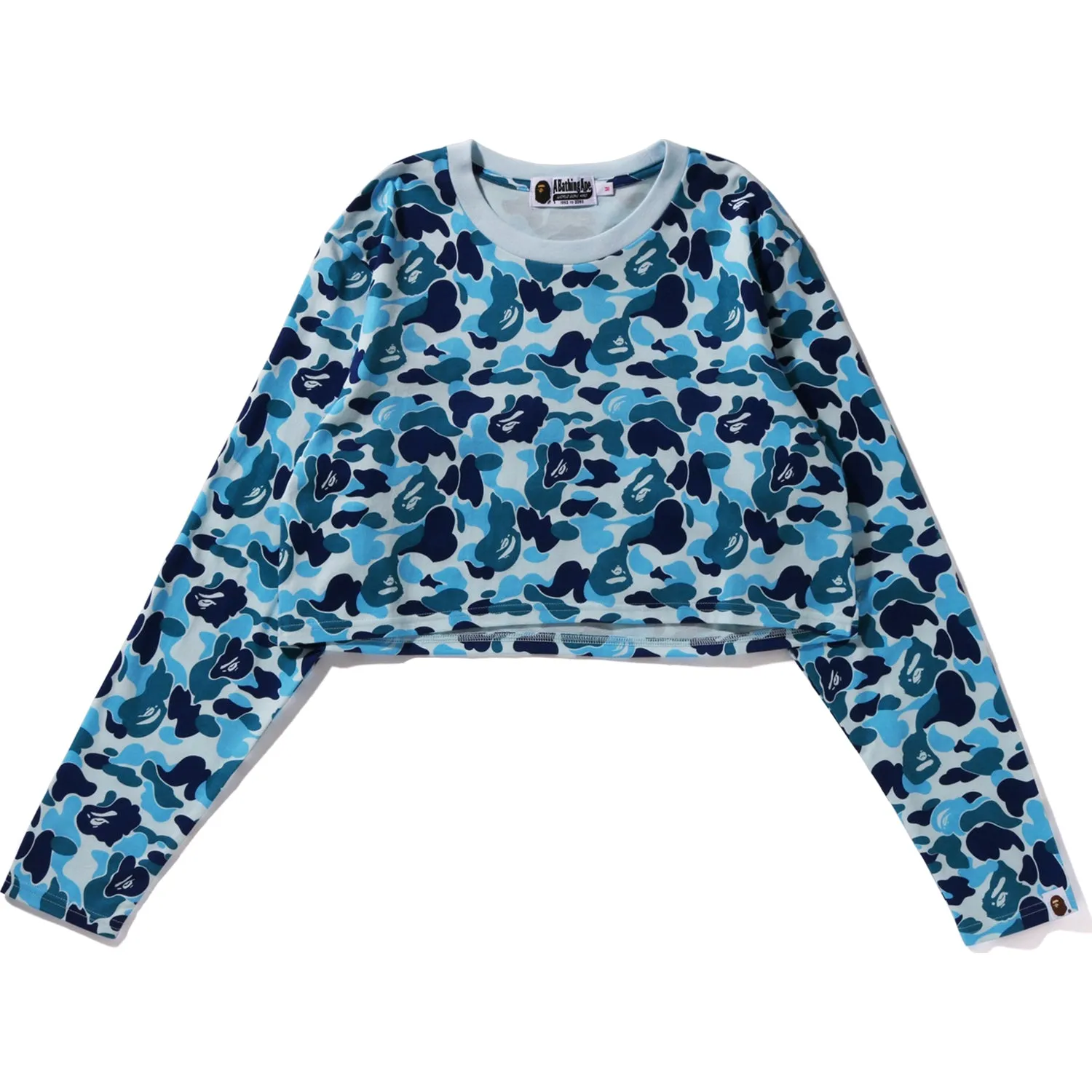 ABC CAMO CROPPED L/S TEE LADIES