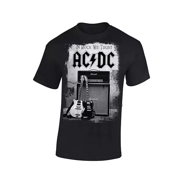 AC/DC In Rock We Trust Unisex Tee