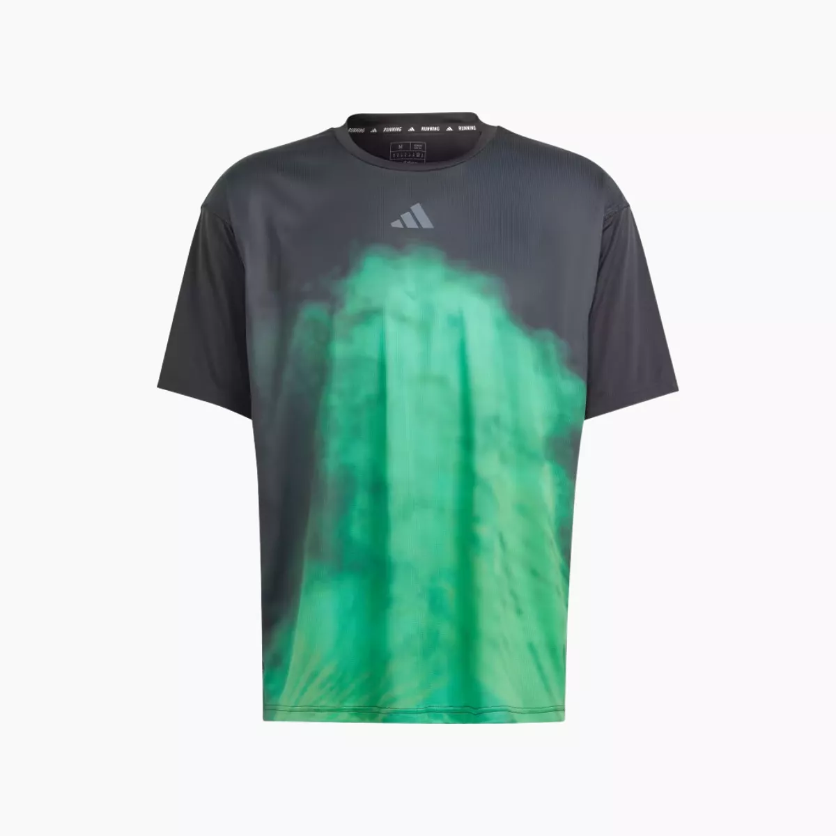 Adidas Berlin Unisex Running T-shirt -Black / Vivid Green