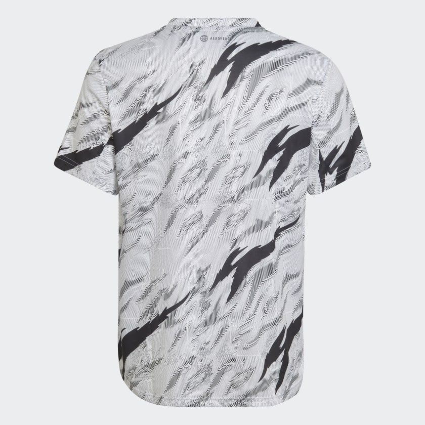 Adidas D4S Aop Boys Tee -White/Black