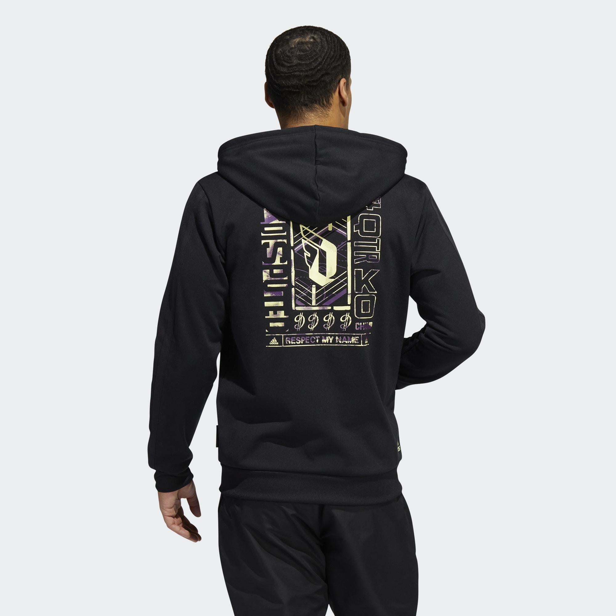 ADIDAS Dame KO Fleece Full-Zip Hoodie