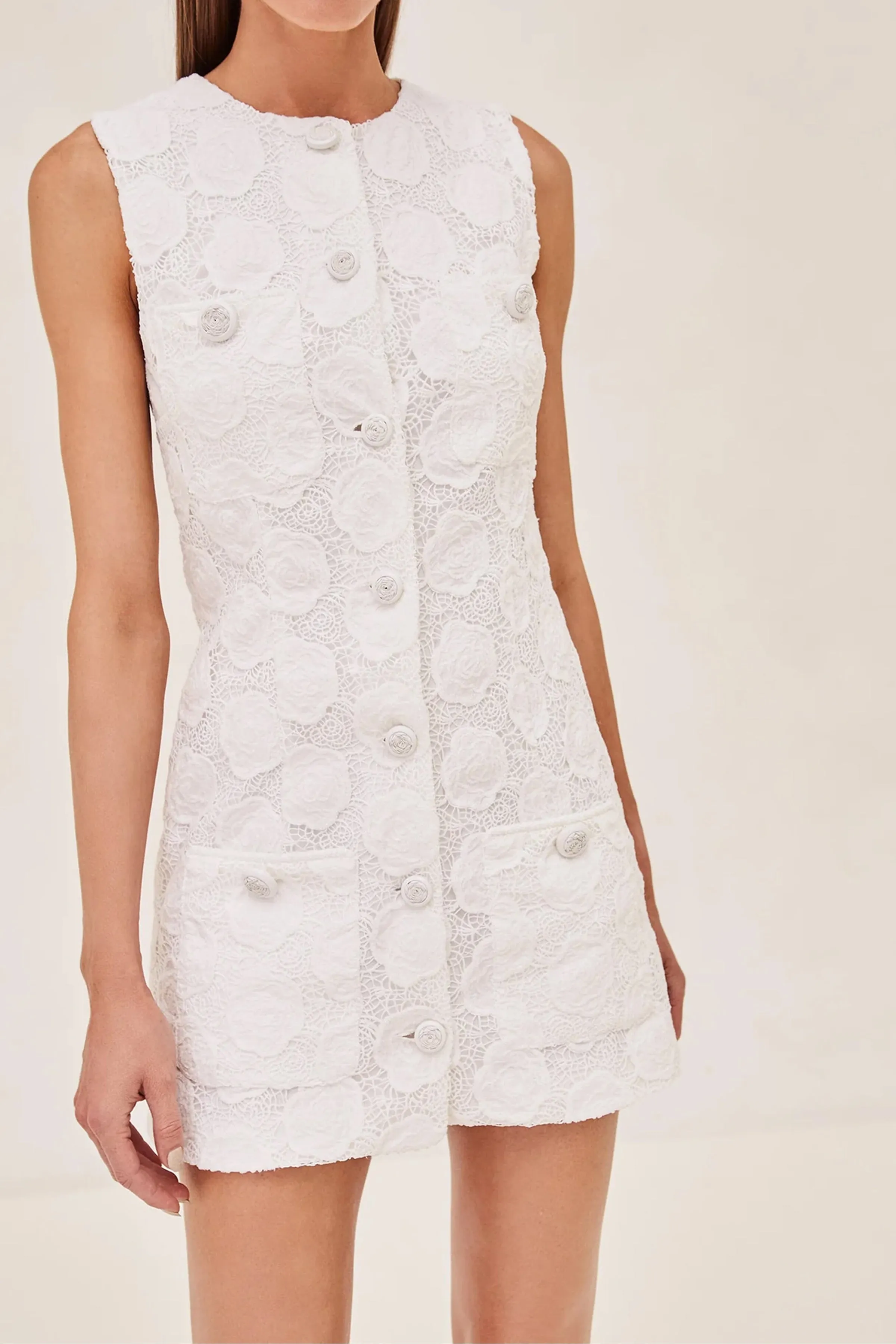 ALEXIS | Layla Dress - White