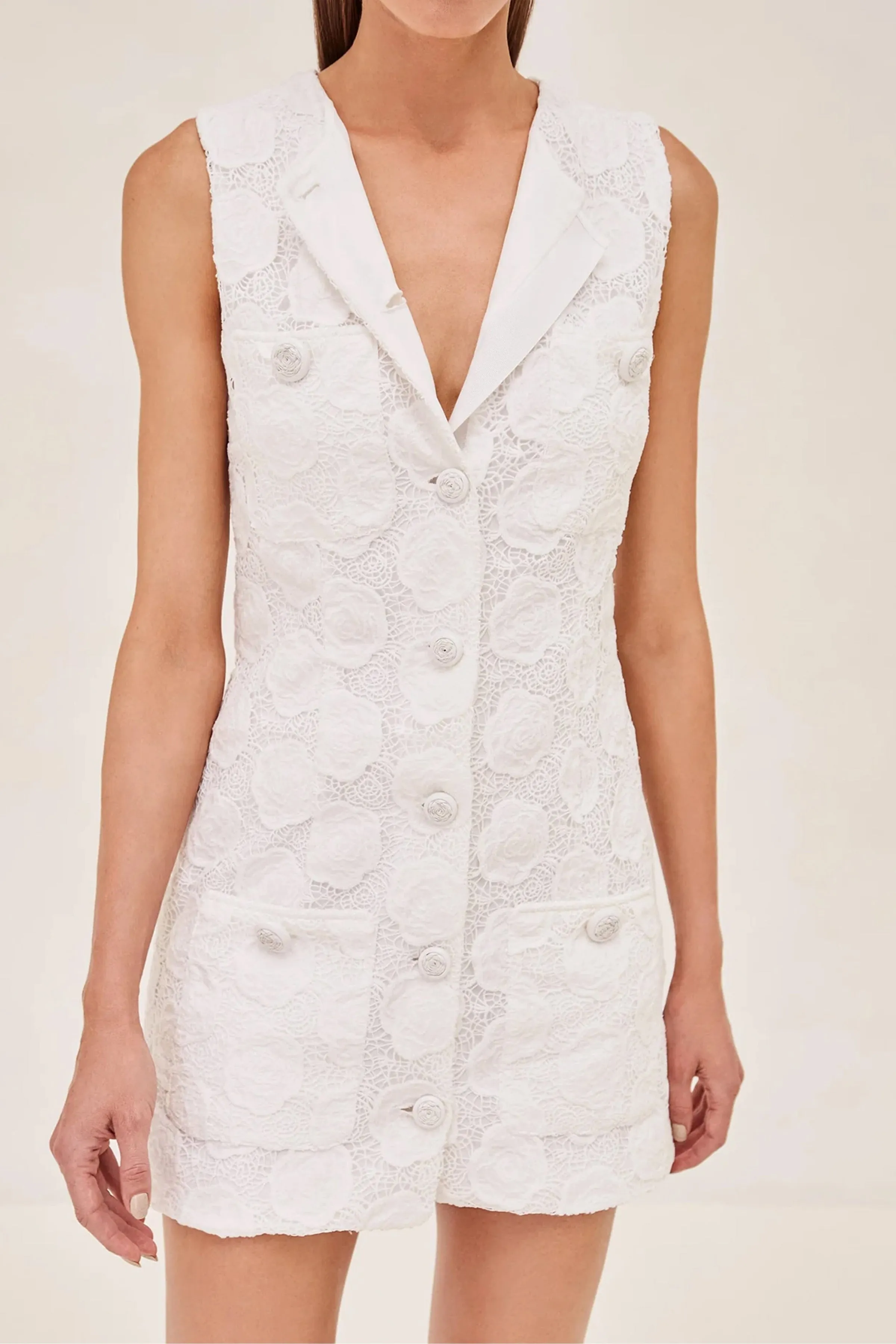 ALEXIS | Layla Dress - White