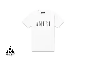 AMIRI Core Logo Tee SS23 White/Black