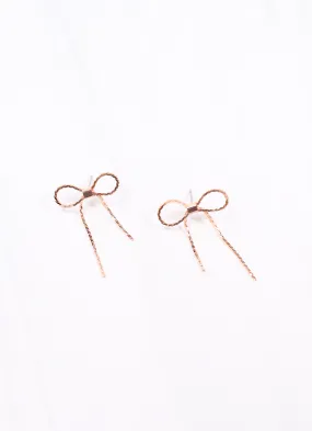 Anna Bow Earring GOLD