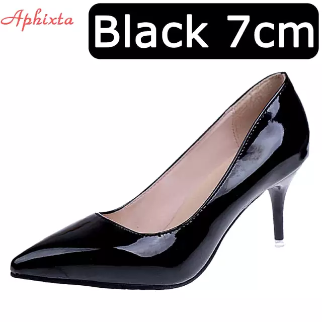 Aphixta 7cm Thin Heels Pumps Women Stiletto-heel Dress Women Shoes