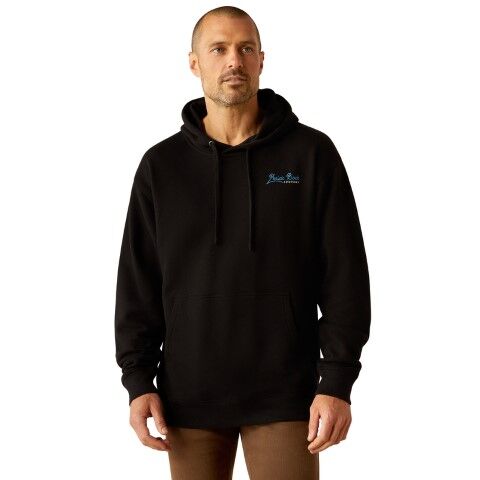 Ariat Men's Sugar Skull Hoodie in Black