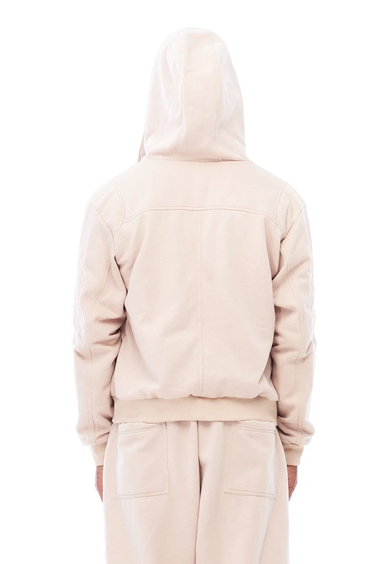 ARROWS HOODIE IN TAN