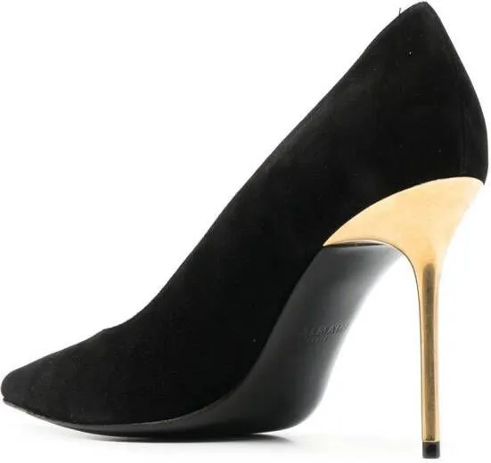 Balmain pointed-toe stiletto-heel pumps Black