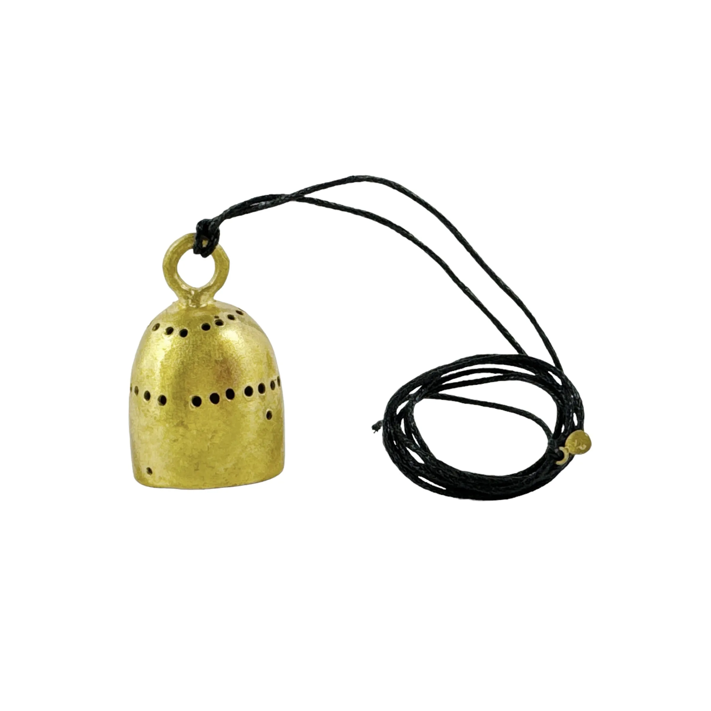 Biting Bell Brass Necklace - Anna Vlahos