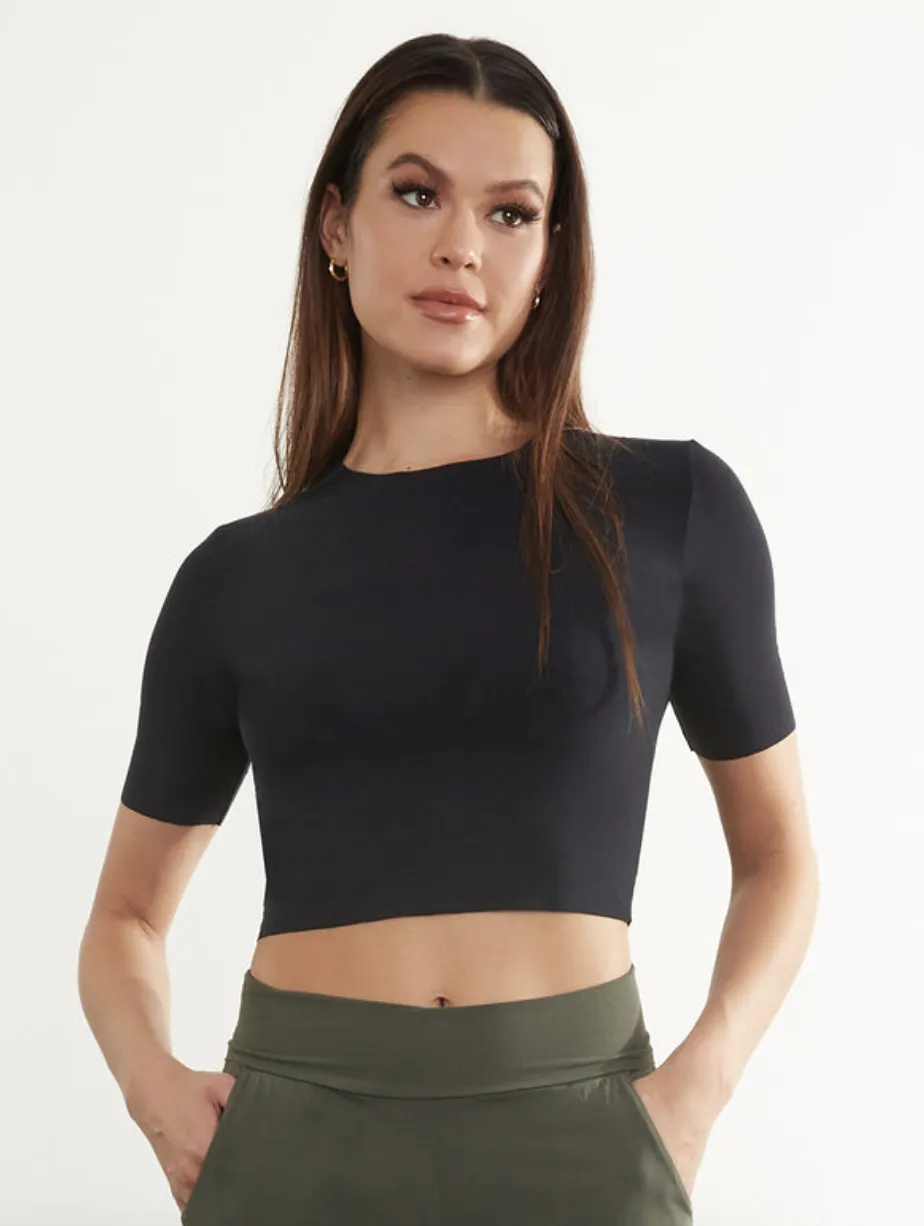 Butter Cropped Tee