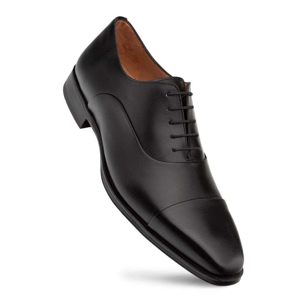 Cap Toe Rubber Sole Oxford