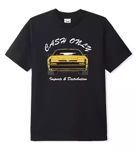 Cash Only Car Tee / Black