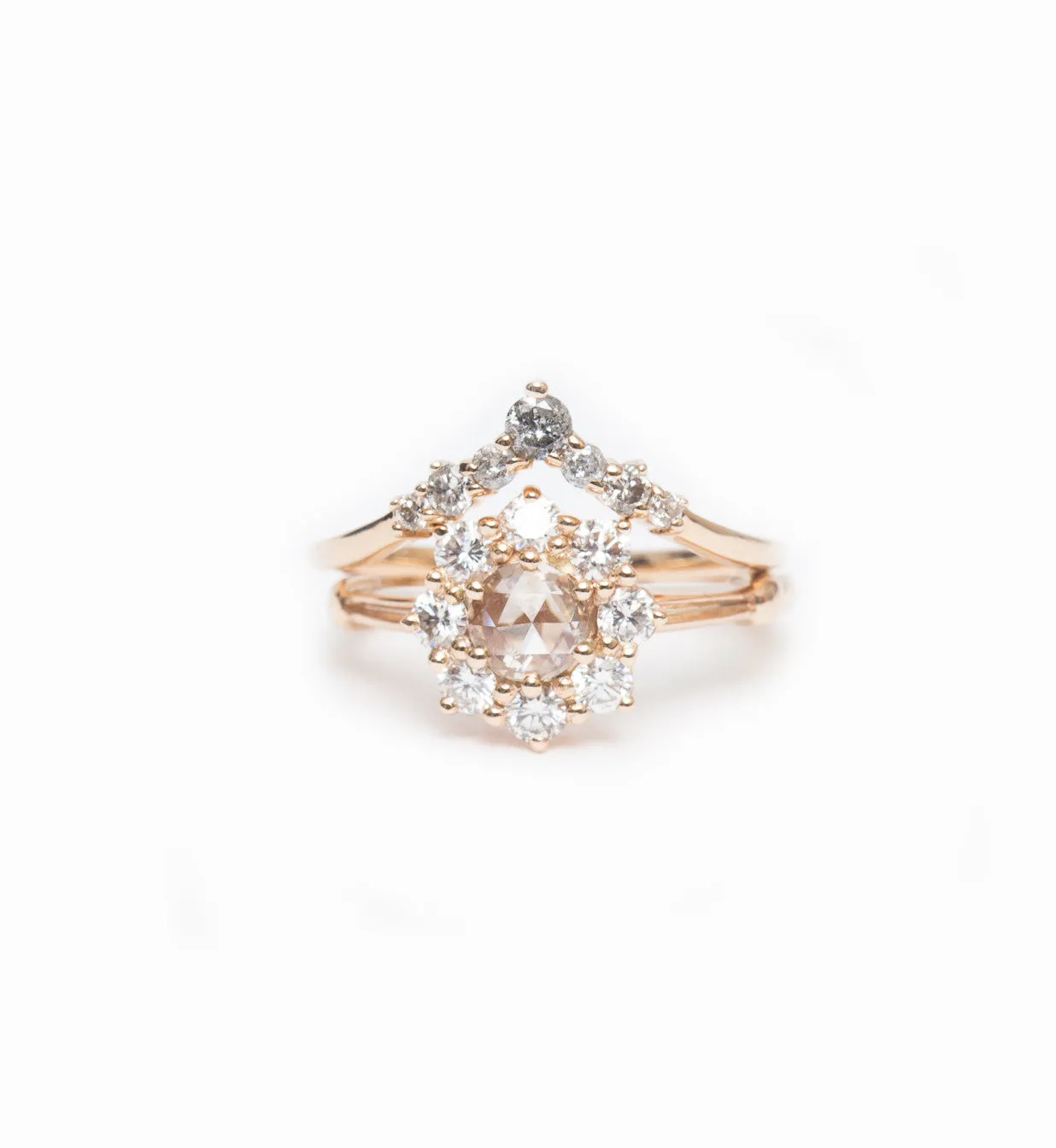 Champagne Diamond Petite Celestine Ring