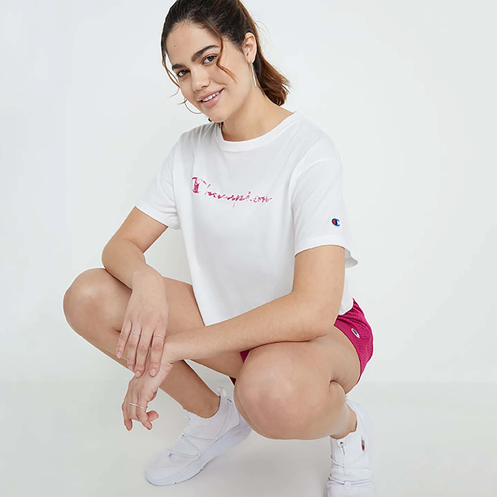 Champion Cropped Tee SP Dye t-shirt pour femme