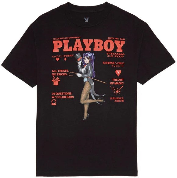 Color Bars x Playboy Magic Tee  / Black