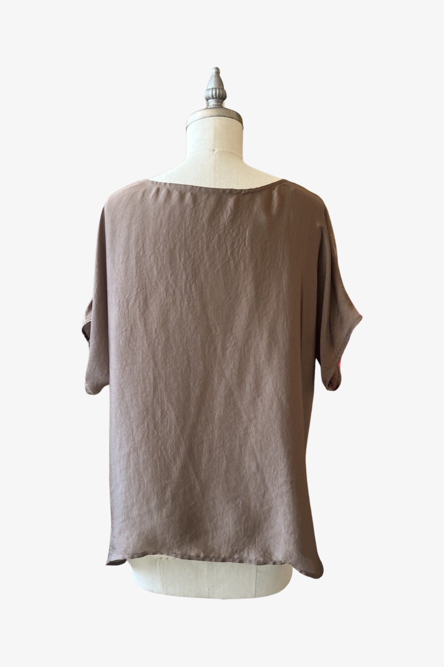 Cropped Easy Tee | Truffle Shimmer