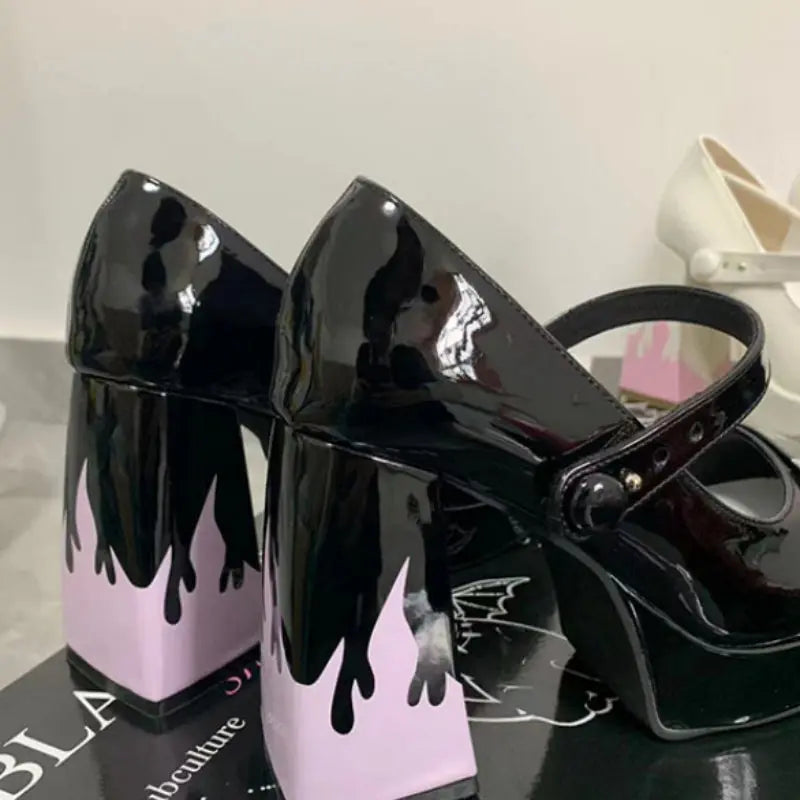 Dara Unique Flame Heels ON1415