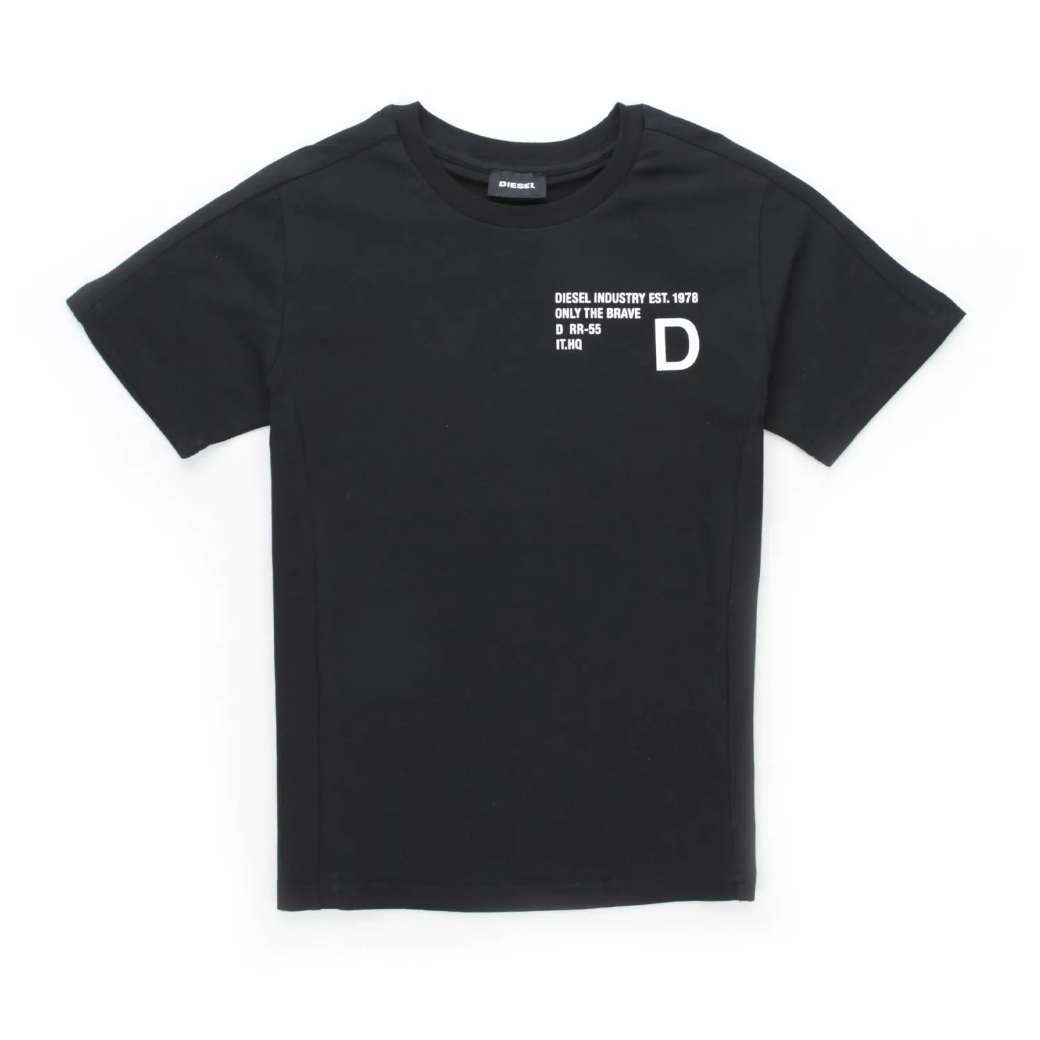 Diesel Unisex Black Cotton T-Shirt 02