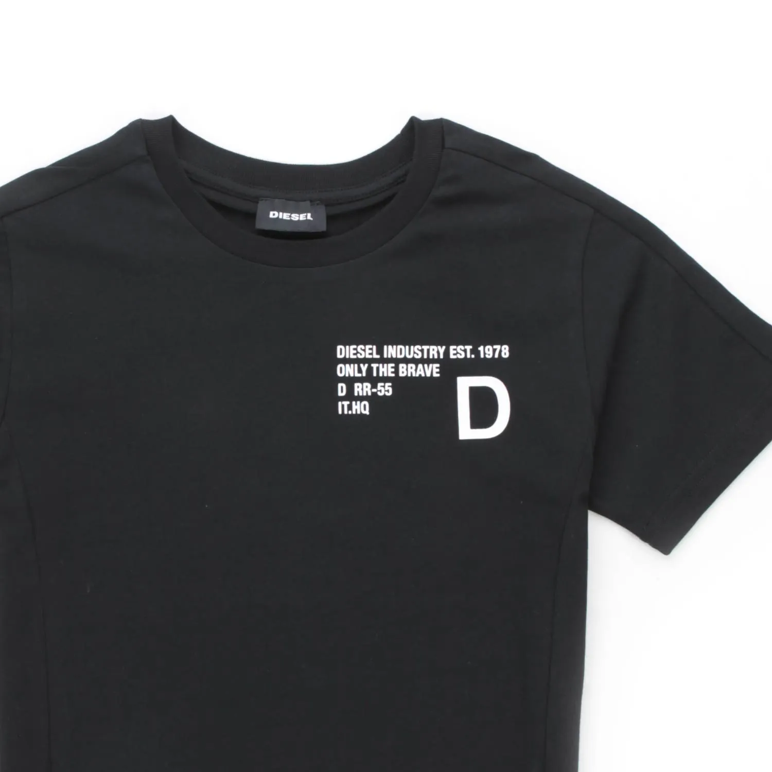 Diesel Unisex Black Cotton T-Shirt 02