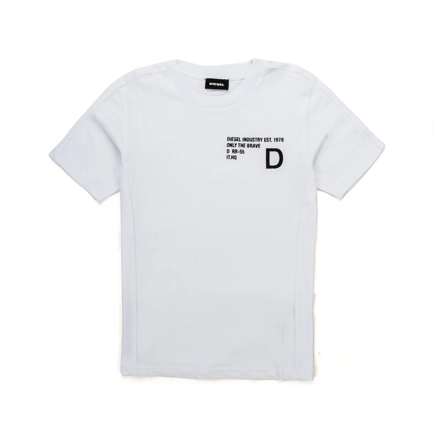 Diesel Unisex White Print T-Shirt