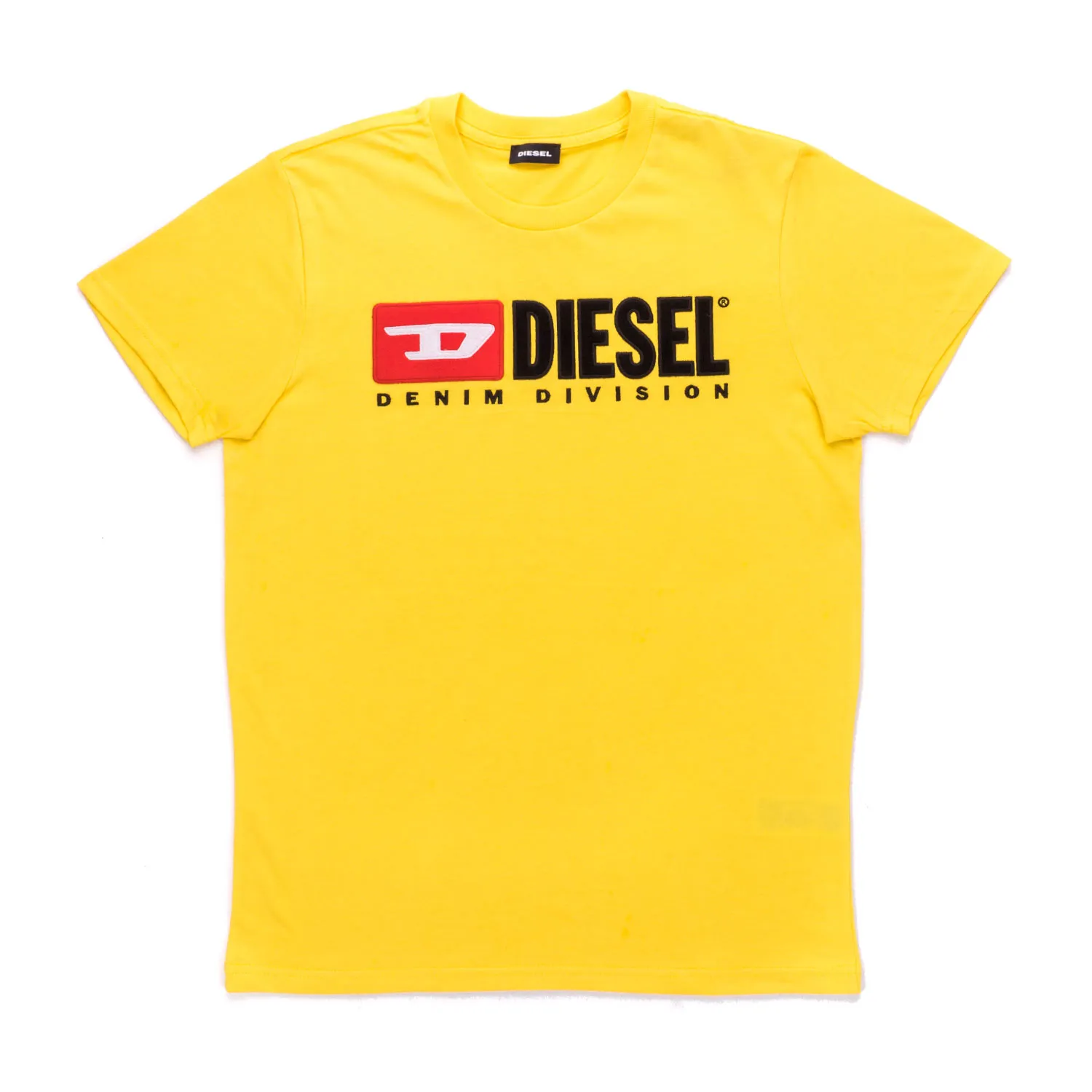 Diesel Unisex Yellow T-Shirt With Logo