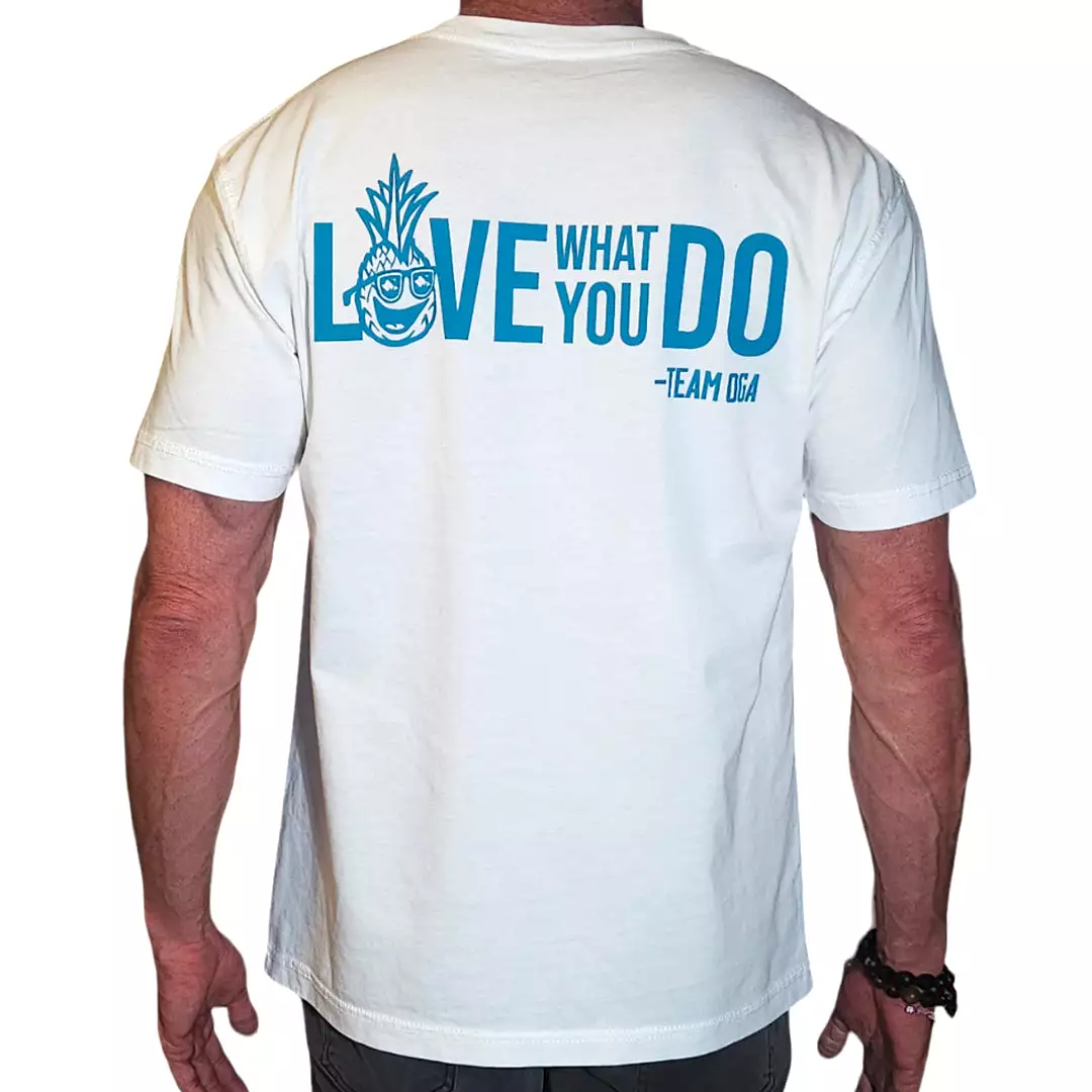 Do What You Love - OGA Unisex Graphic Tee - Haupia White