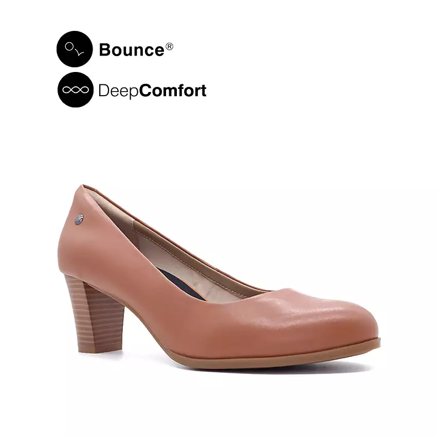 Drixie Pump Women's Shoes - Tan Leather