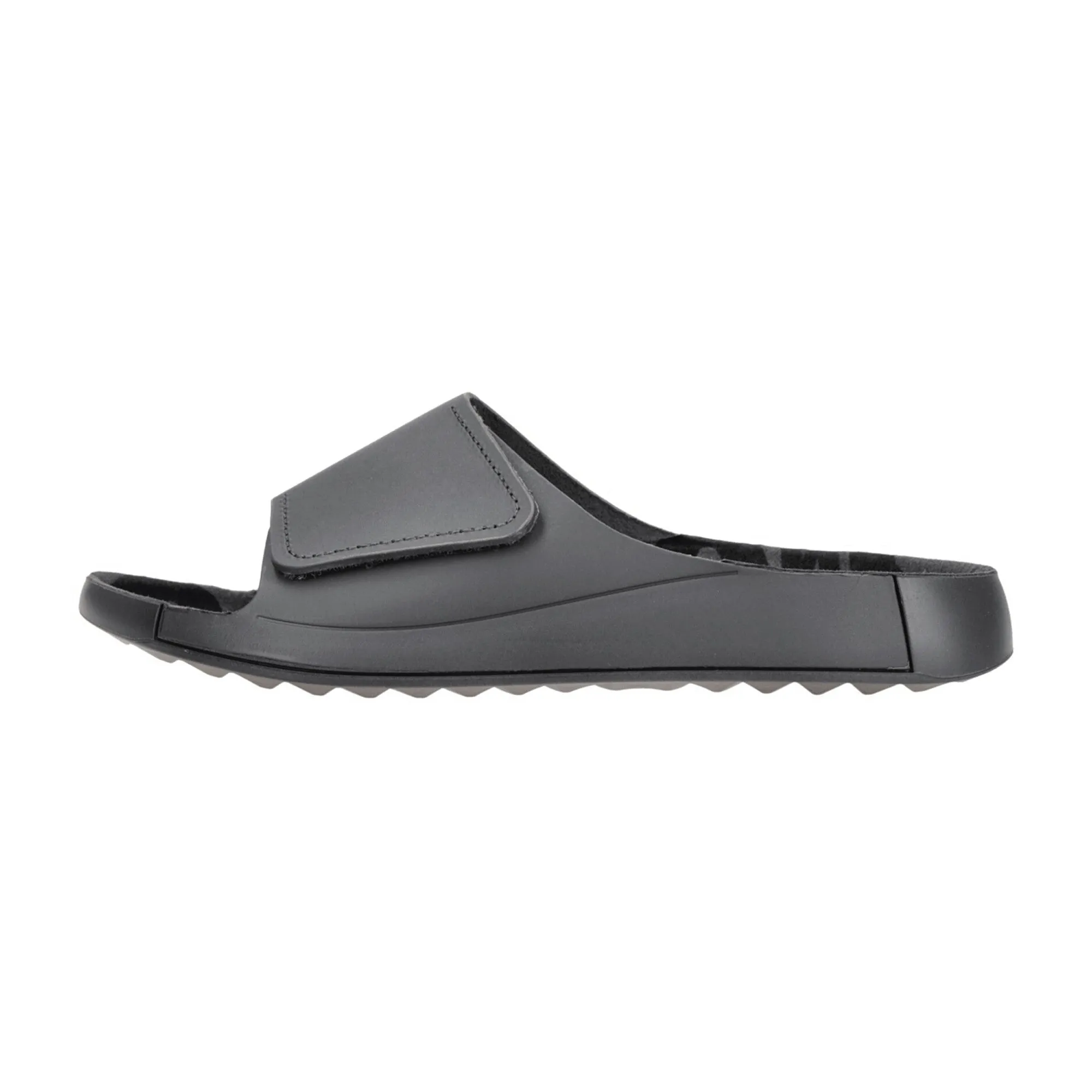 Ecco Cozmo Men's Slide Sandals - Grey with Velcro Strap | Durable & Stylish | Model 500914