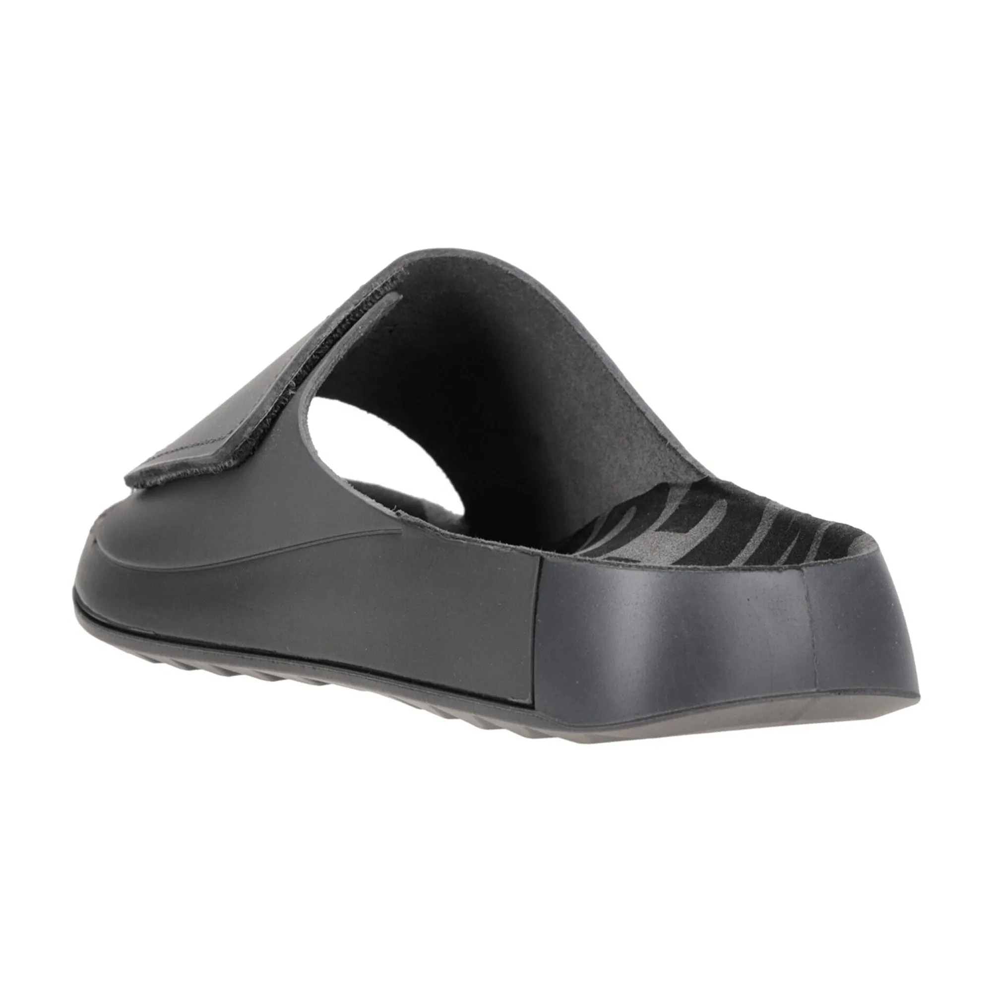 Ecco Cozmo Men's Slide Sandals - Grey with Velcro Strap | Durable & Stylish | Model 500914