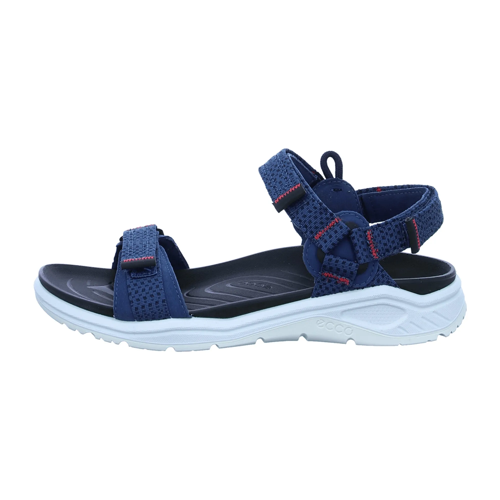 Ecco Women's X-Trinsic Blue Sandals with Adjustable Velcro Straps