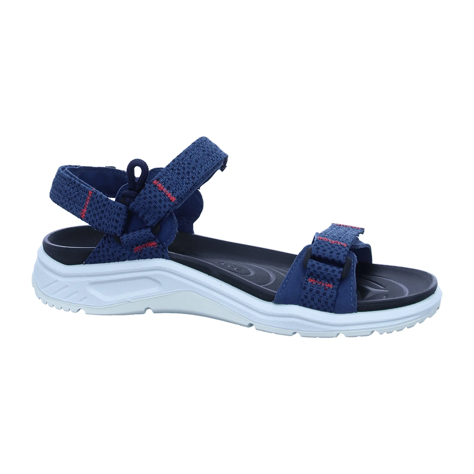 Ecco Women's X-Trinsic Blue Sandals with Adjustable Velcro Straps