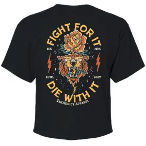 Fight For It Women's Cropped Tee