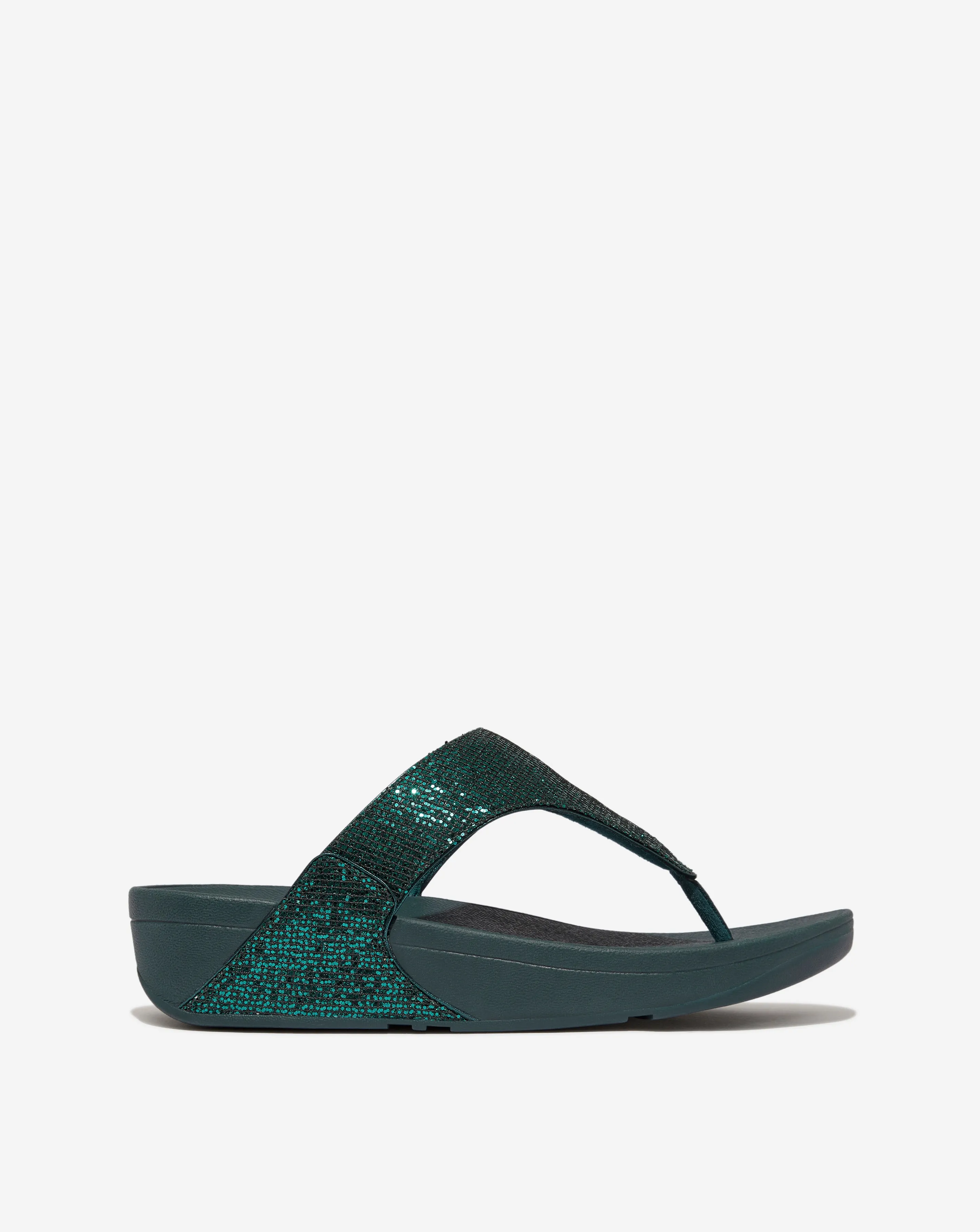 Fit Flop Lulu Glitter Toe-Post Sandals Standard Fit