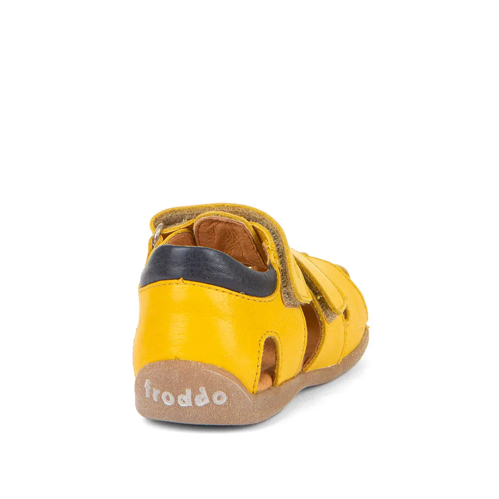 Froddo Carte Double Yellow Closed-Toe Sandals