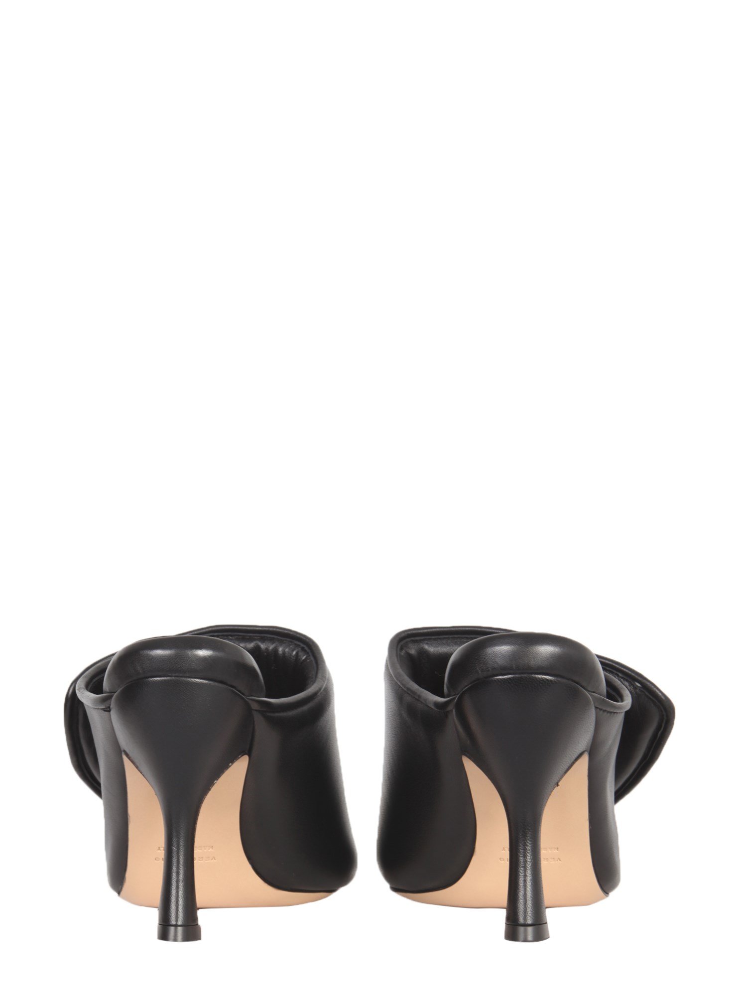 GIA BORGHINI    GIA 2 PUFFY LEATHER SANDALS WITH VELCRO