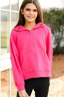 Girls: Always Direct Fuchsia Pink Hoodie