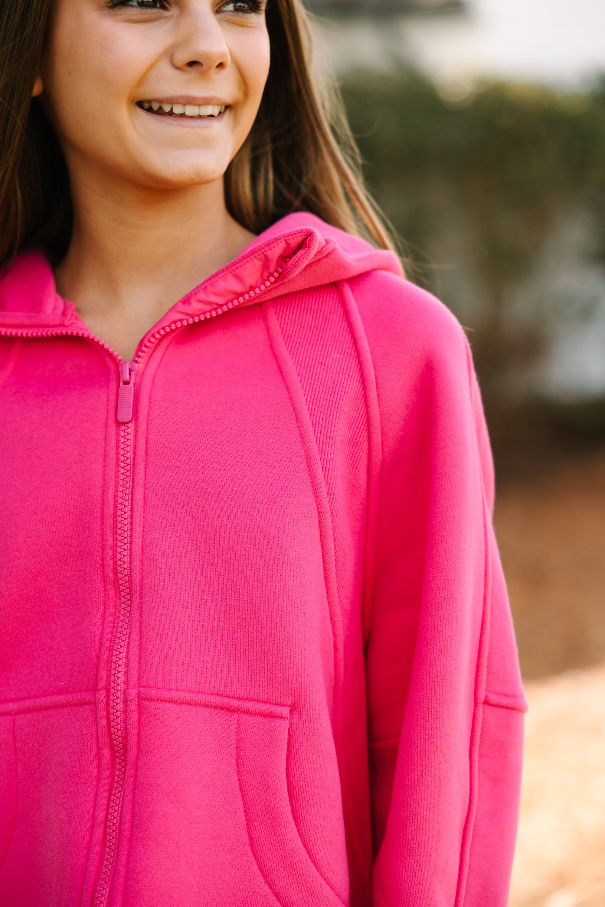 Girls: Always Direct Fuchsia Pink Hoodie