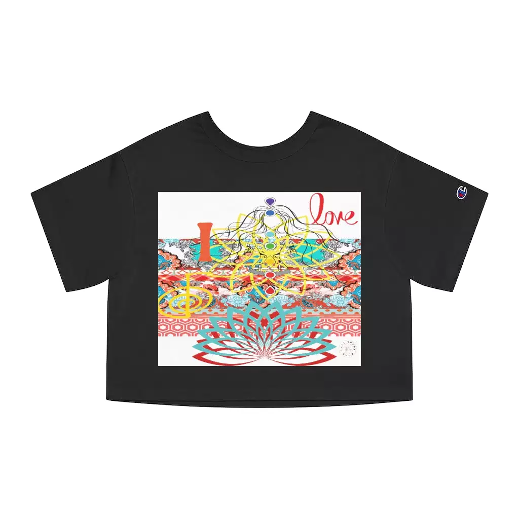 I Love REIKI Cropped T-Shirt