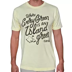 Island Green - OGA Unisex Graphic Tee - Lilikoi Yellow