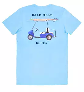 Island Tee - Short Sleeve Golf Cart - Blue