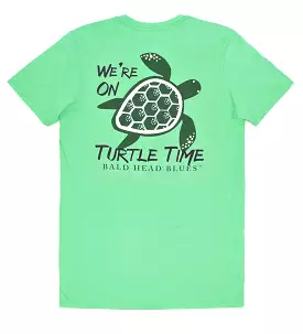 Island Tee - Short Sleeve Turtle Time - Clover Green