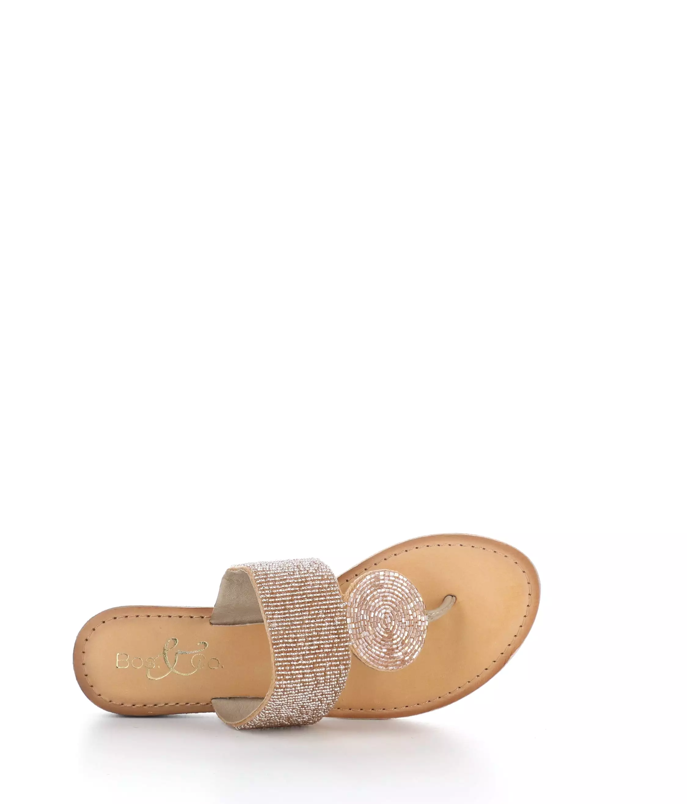 JUDY ROSE GOLD Thong Sandals