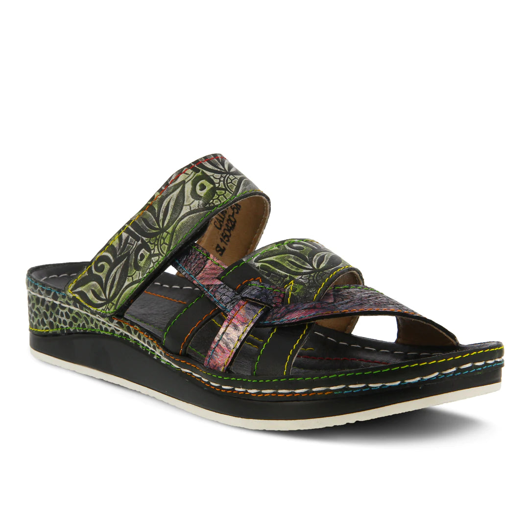 L'Ariste Caiman Slide Sandal